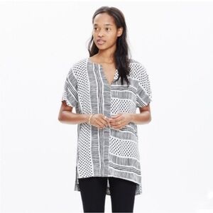 Madewell Wave Dot Tunic Top